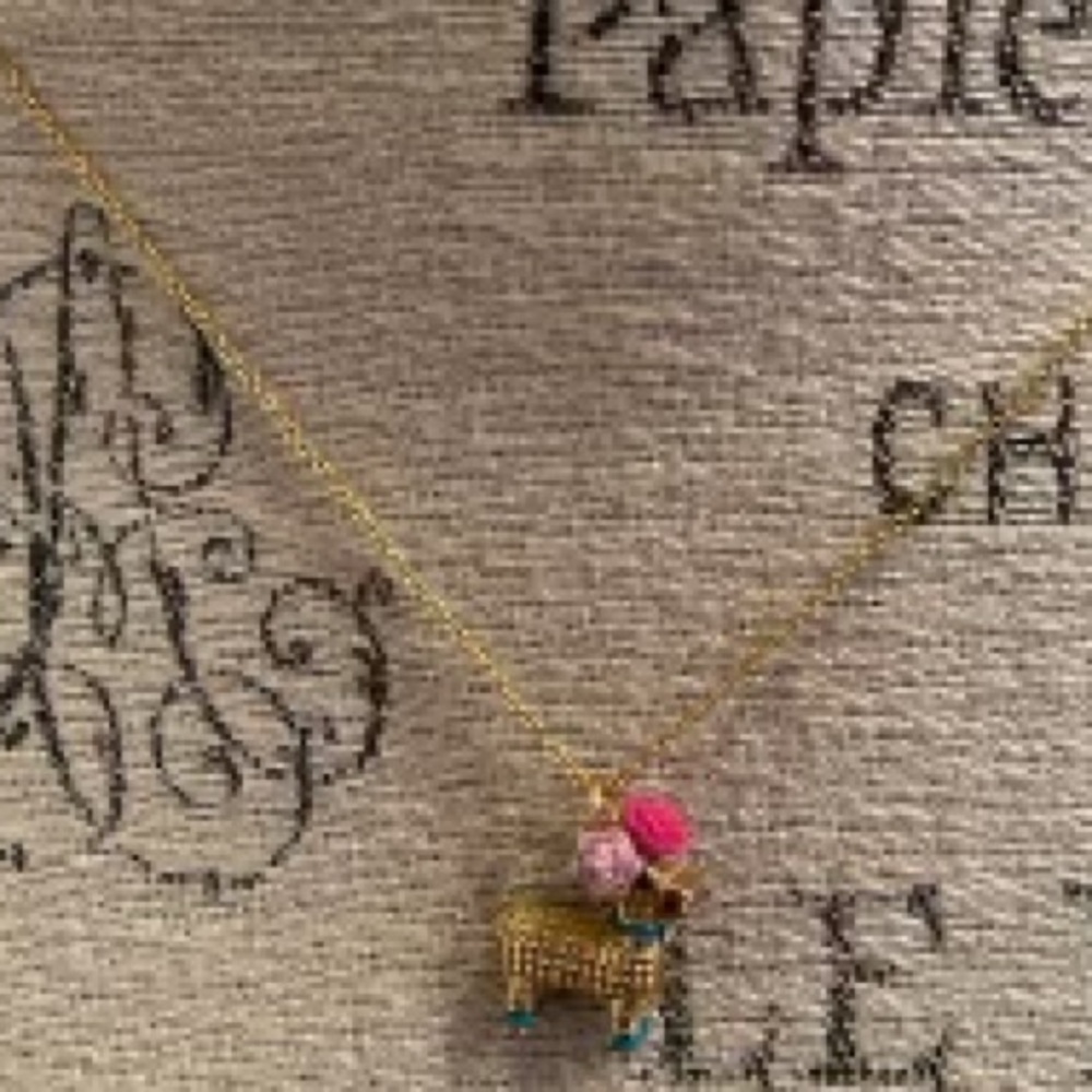 Kate Spade Haute Stuff Penny The Piñata mini pendent necklace
